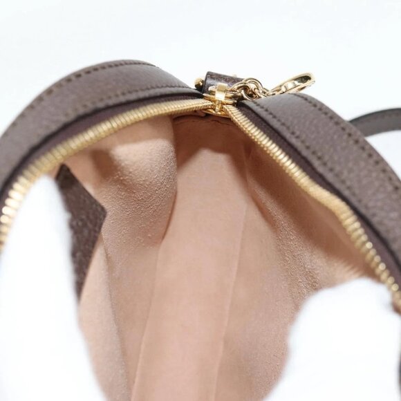 GUCCI GG Supreme Ophidia Chain Web Sherry Line Bag PVC Beige 550618 Auth 138002A - Picture 13 of 16